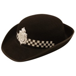 Adult Police Black Felt Hat